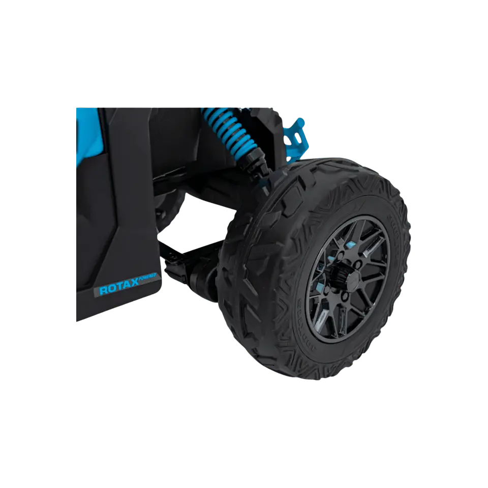 CAN-AM MAVERICK 4x4 24v Azul c/ RODAS DE BORRACHA & ASSENTO EM PELE 4