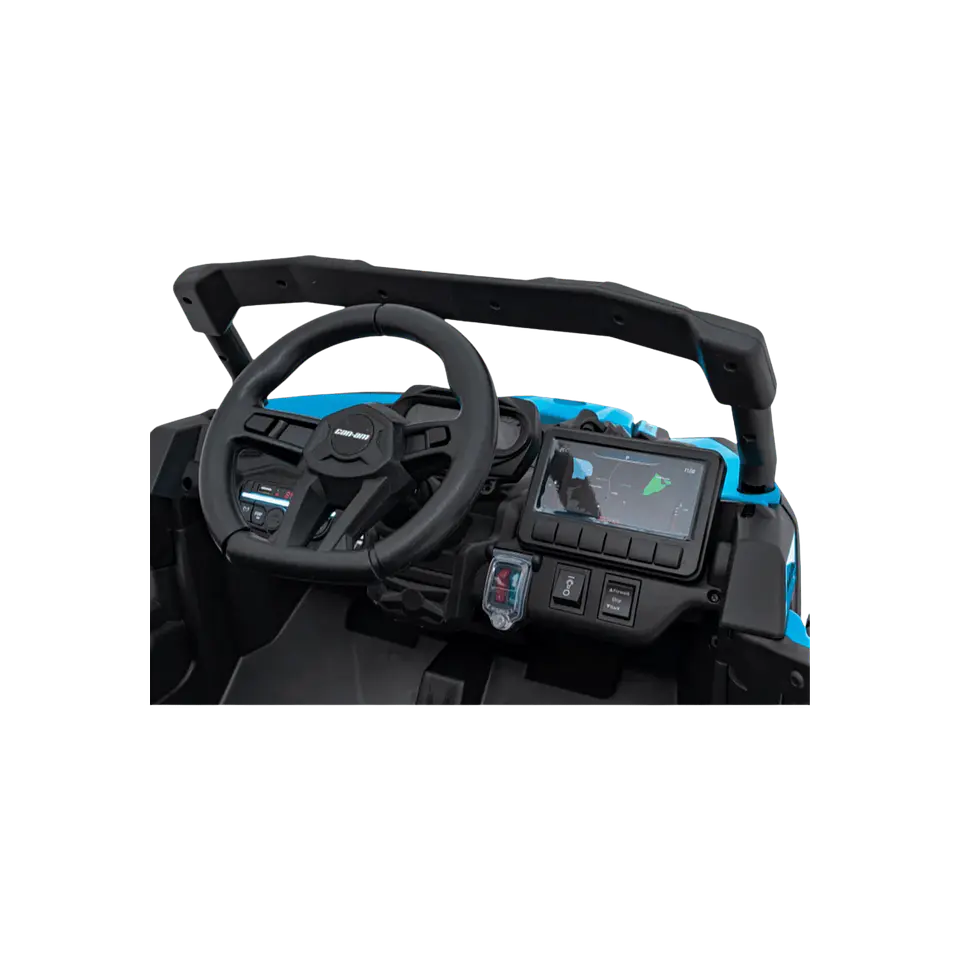 CAN-AM MAVERICK 4x4 24v Azul c/ RODAS DE BORRACHA & ASSENTO EM PELE 13