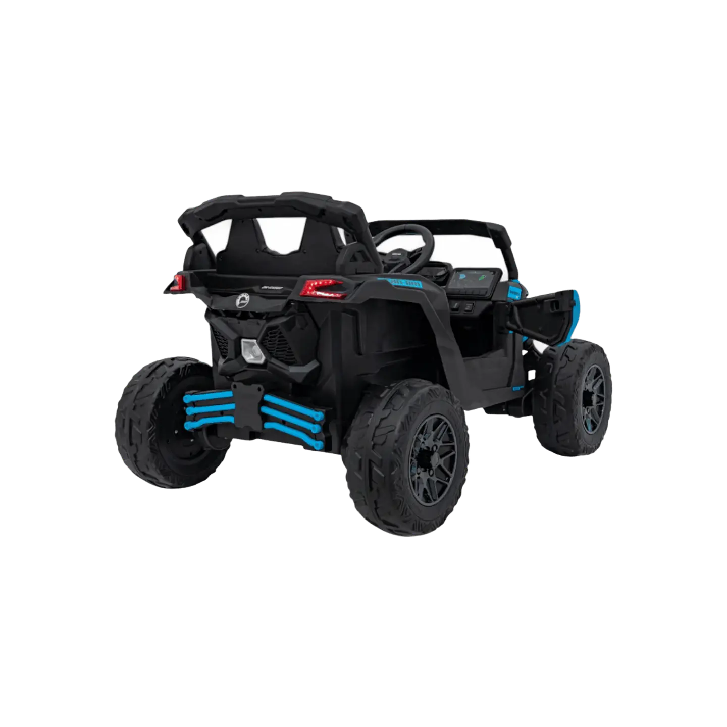 CAN-AM MAVERICK 4x4 24v Azul c/ RODAS DE BORRACHA & ASSENTO EM PELE 11