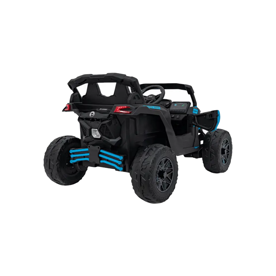 CAN-AM MAVERICK 4x4 24v Azul c/ RODAS DE BORRACHA & ASSENTO EM PELE 11