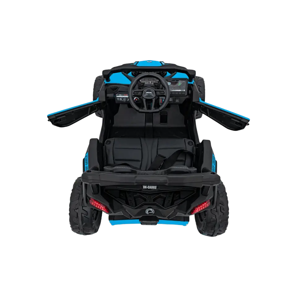 CAN-AM MAVERICK 4x4 24v Azul c/ RODAS DE BORRACHA & ASSENTO EM PELE 9