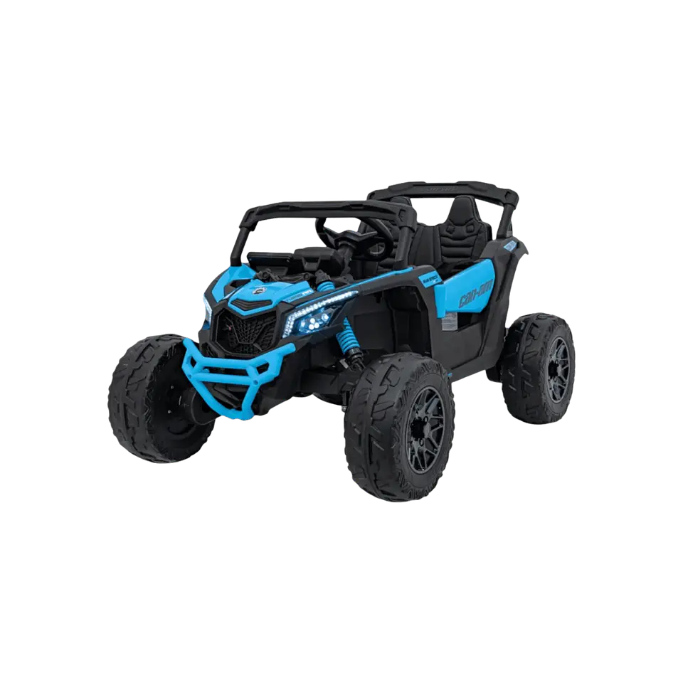 CAN-AM MAVERICK 4x4 24v Azul c/ RODAS DE BORRACHA & ASSENTO EM PELE 2
