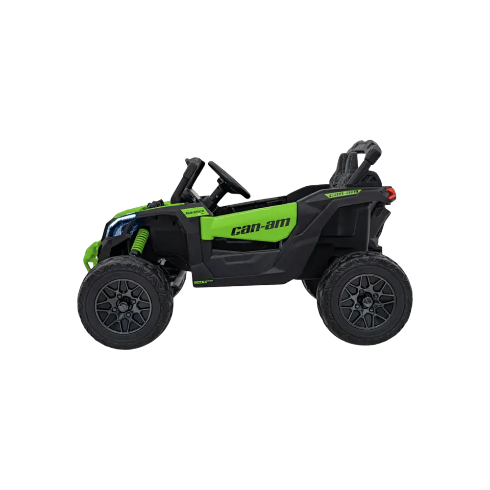 CAN-AM MAVERICK 4x4 24v Verde c/ RODAS DE BORRACHA & ASSENTO EM PELE 5