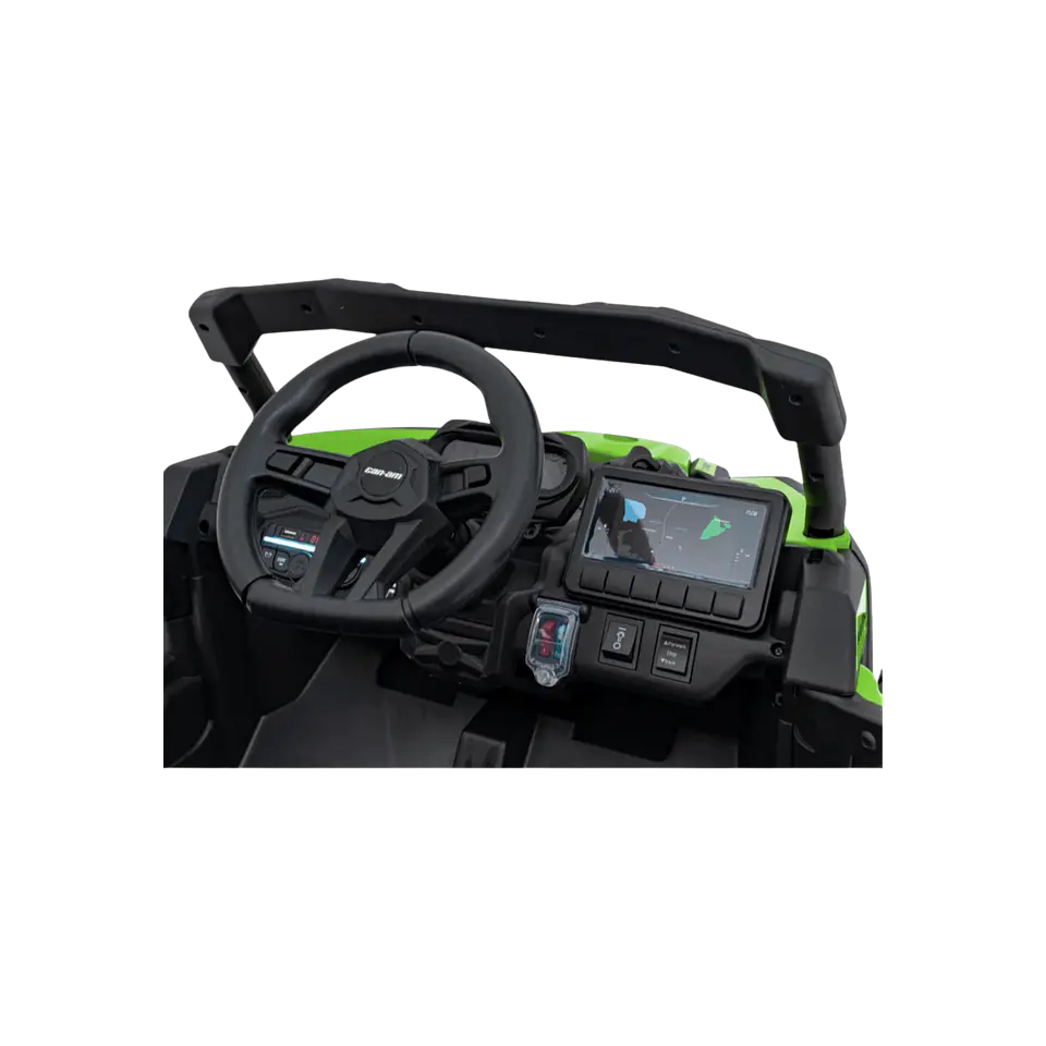 CAN-AM MAVERICK 4x4 24v Verde c/ RODAS DE BORRACHA & ASSENTO EM PELE 9