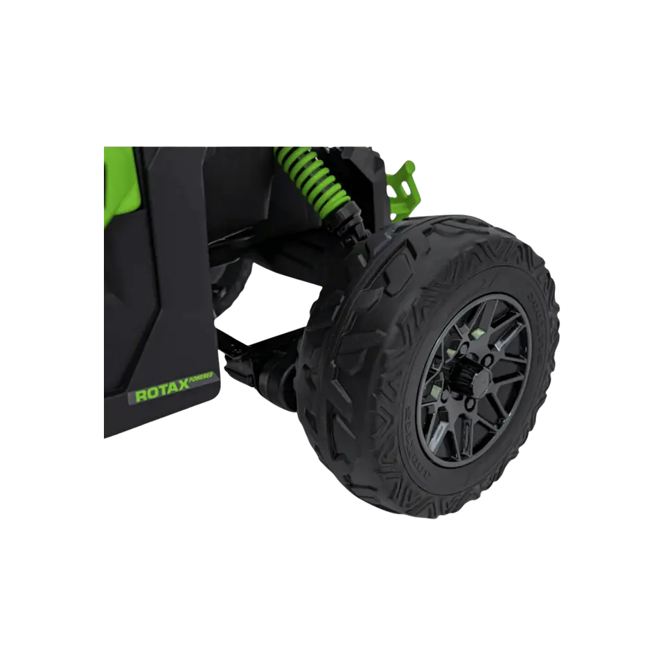 CAN-AM MAVERICK 4x4 24v Verde c/ RODAS DE BORRACHA & ASSENTO EM PELE 11