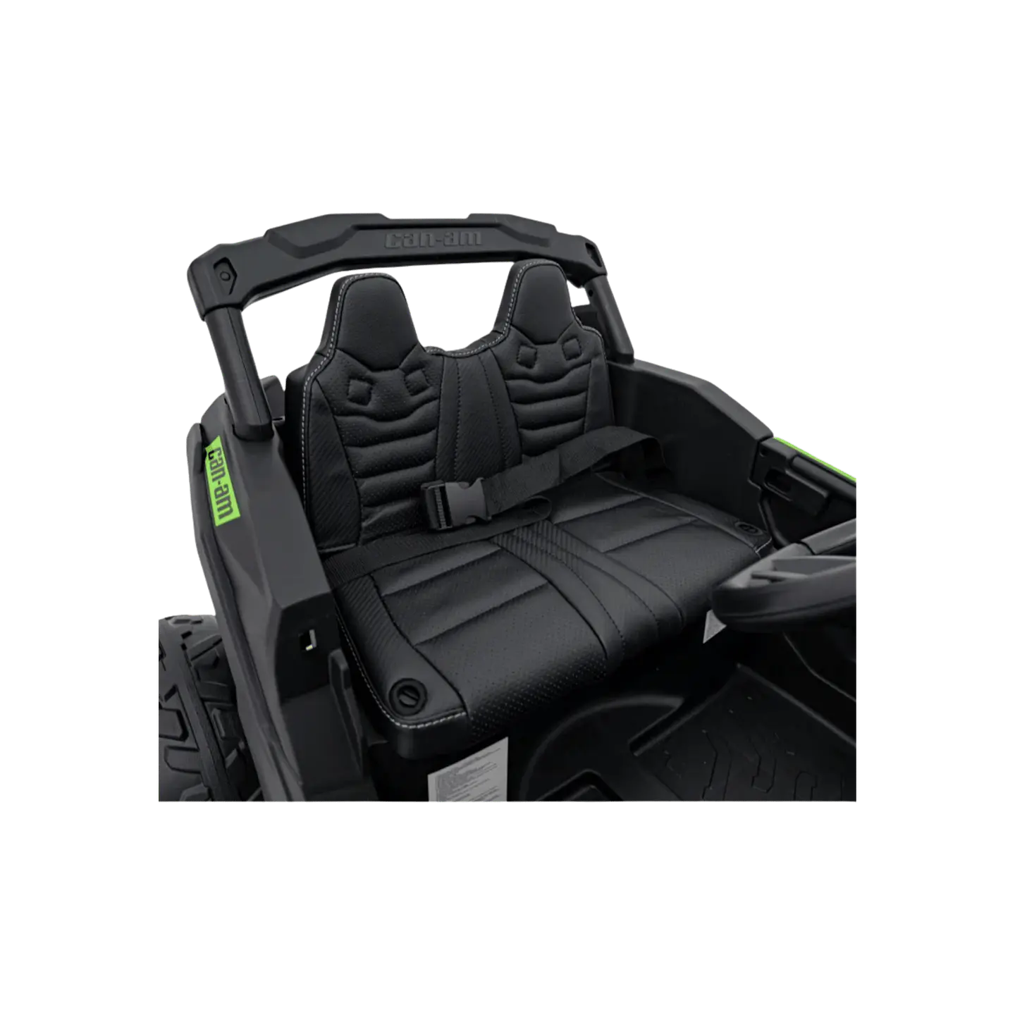 CAN-AM MAVERICK 4x4 24v Verde c/ RODAS DE BORRACHA & ASSENTO EM PELE 10
