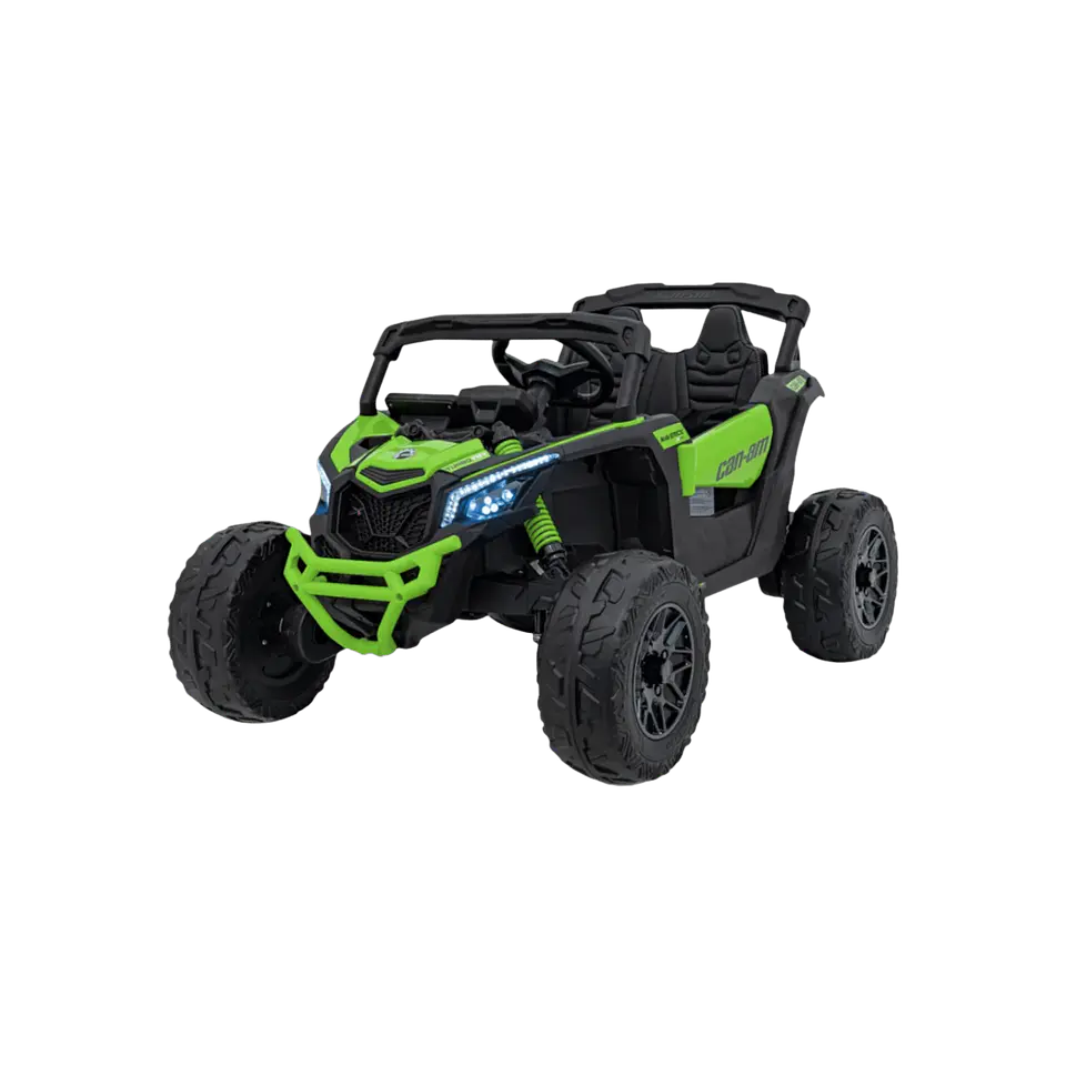 CAN-AM MAVERICK 4x4 24v Verde c/ RODAS DE BORRACHA & ASSENTO EM PELE 2