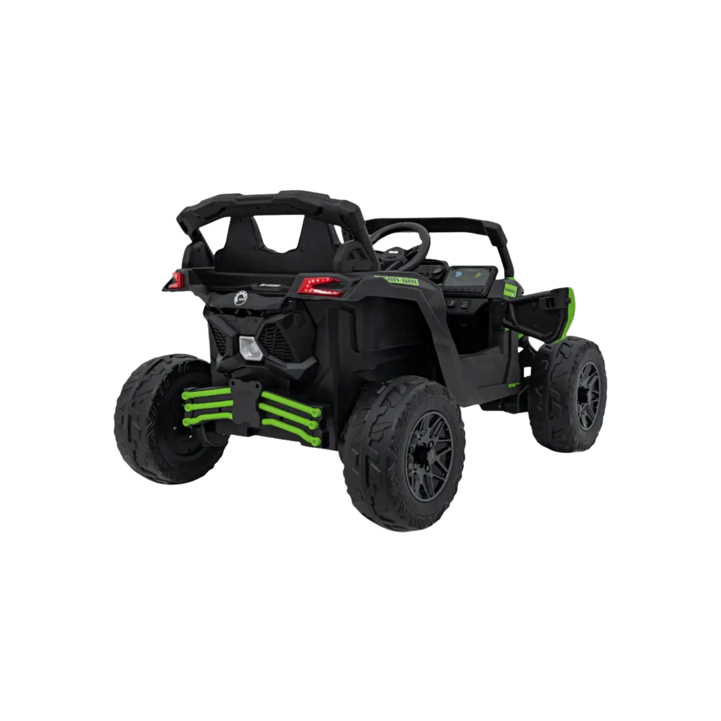 CAN-AM MAVERICK 4x4 24v Verde c/ RODAS DE BORRACHA & ASSENTO EM PELE 7