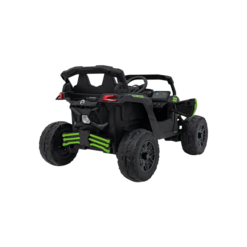 CAN-AM MAVERICK 4x4 24v Verde c/ RODAS DE BORRACHA & ASSENTO EM PELE 7