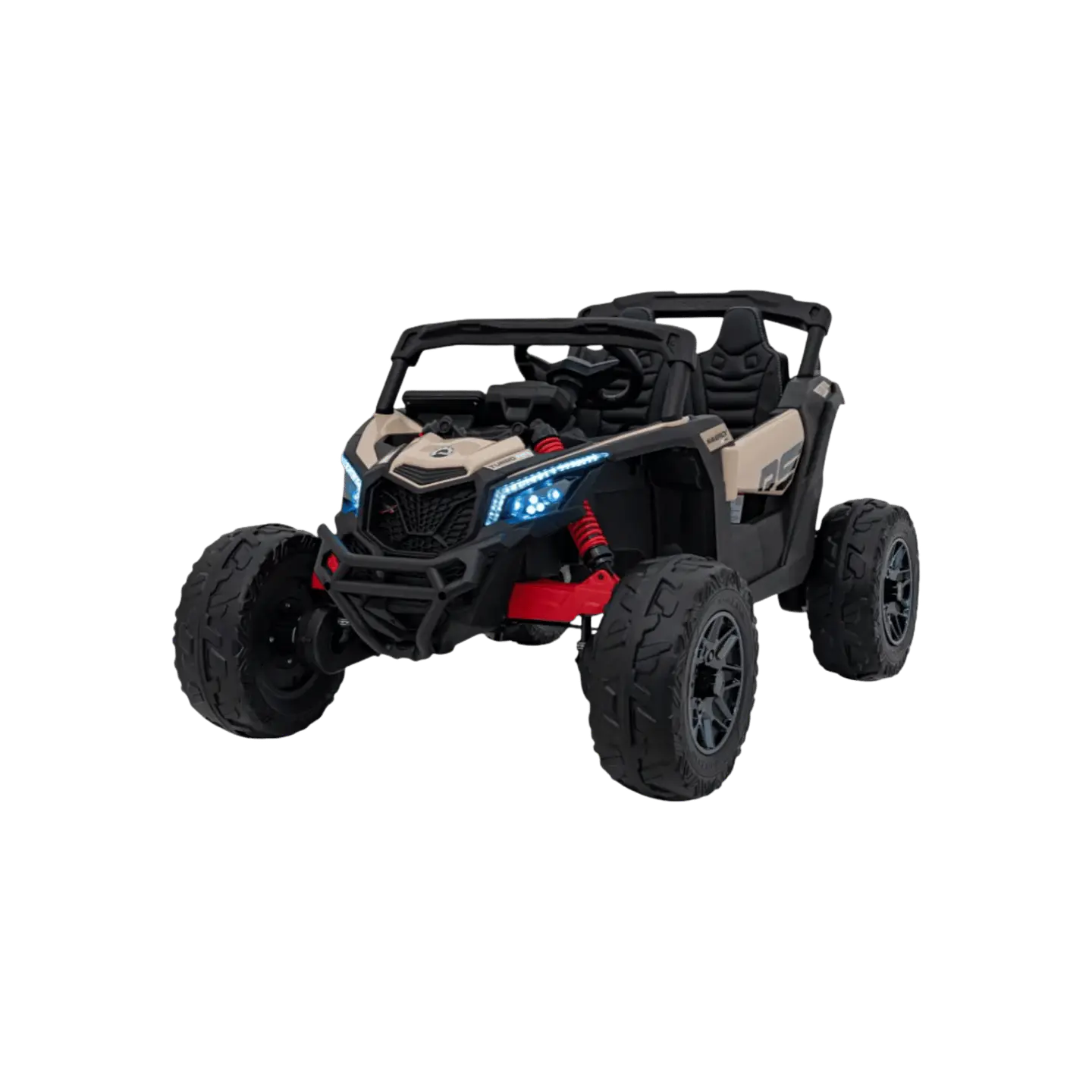 CAN-AM MAVERICK 4x4 24v Khaki c/ RODAS DE BORRACHA & ASSENTO EM PELE 1