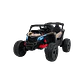 CAN-AM MAVERICK 4x4 24v Khaki c/ RODAS DE BORRACHA & ASSENTO EM PELE - Thumbnail 1