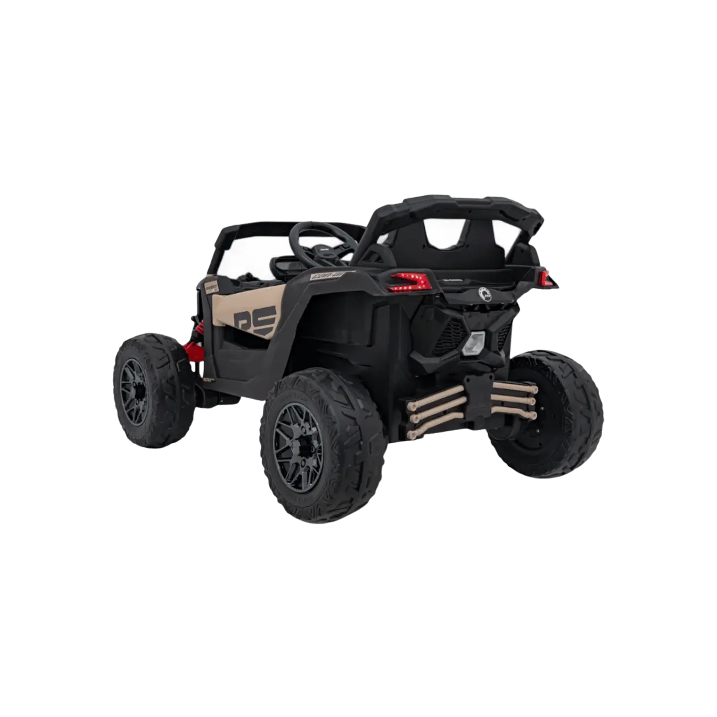 CAN-AM MAVERICK 4x4 24v Khaki c/ RODAS DE BORRACHA & ASSENTO EM PELE 7