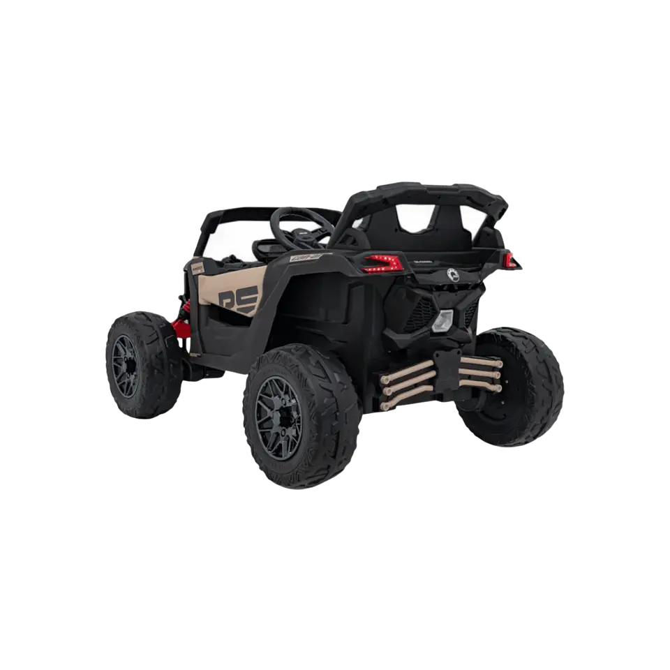 CAN-AM MAVERICK 4x4 24v Khaki c/ RODAS DE BORRACHA & ASSENTO EM PELE 7