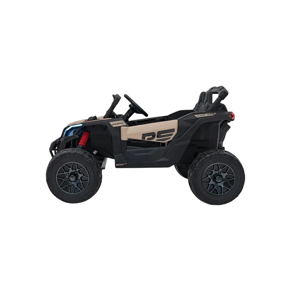 CAN-AM MAVERICK 4x4 24v Khaki c/ RODAS DE BORRACHA & ASSENTO EM PELE 4