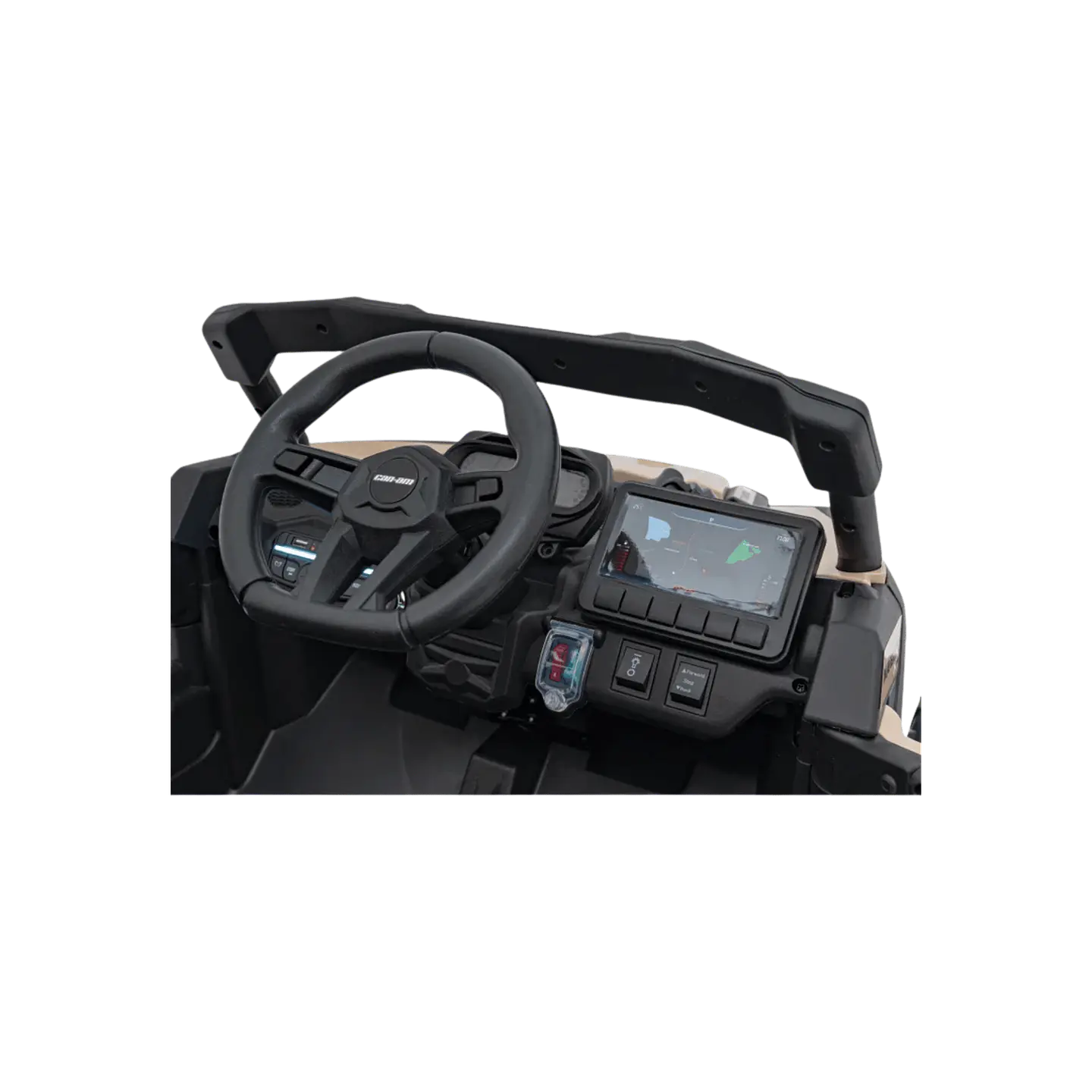 CAN-AM MAVERICK 4x4 24v Khaki c/ RODAS DE BORRACHA & ASSENTO EM PELE 12