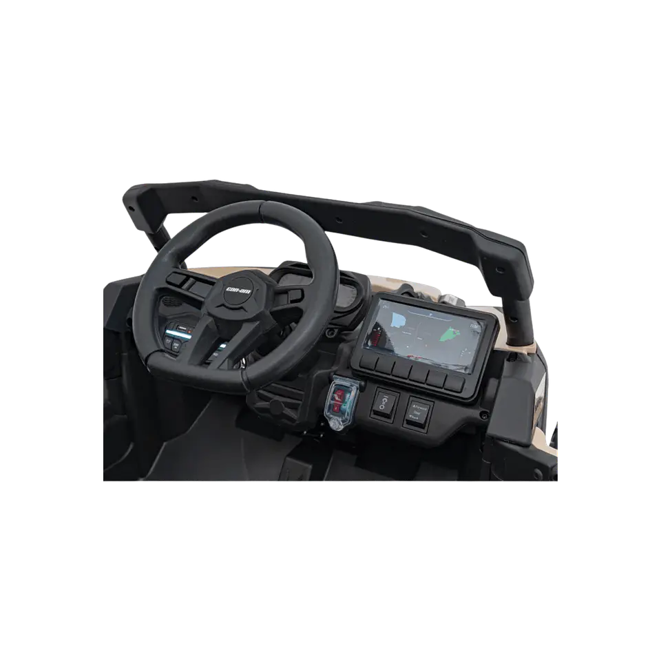 CAN-AM MAVERICK 4x4 24v Khaki c/ RODAS DE BORRACHA & ASSENTO EM PELE 12