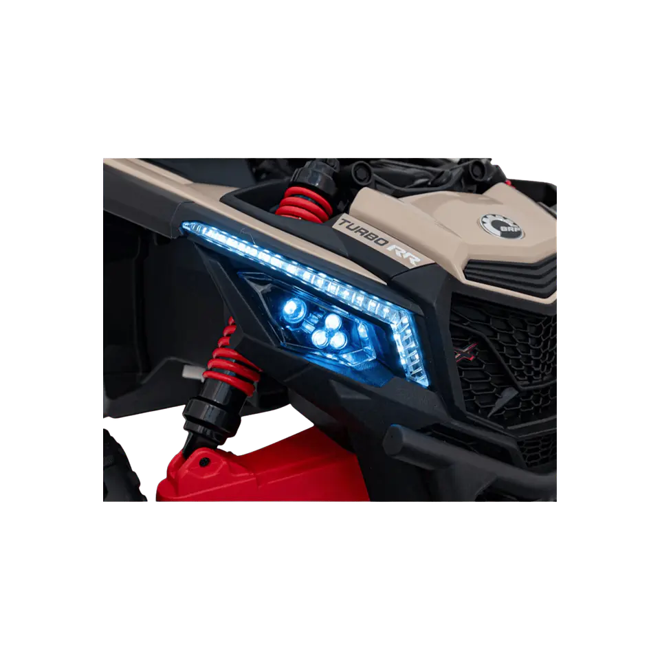 CAN-AM MAVERICK 4x4 24v Khaki c/ RODAS DE BORRACHA & ASSENTO EM PELE 5