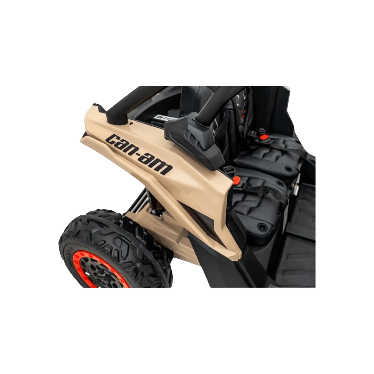 CAN-AM MAVERICK TURBO RR 4x4 24v Caqui c/ RODAS DE BORRACHA & ASSENTO EM PELE 8