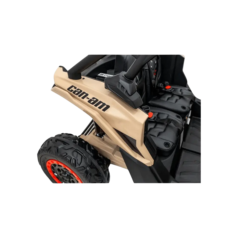 CAN-AM MAVERICK TURBO RR 4x4 24v Caqui c/ RODAS DE BORRACHA & ASSENTO EM PELE 8