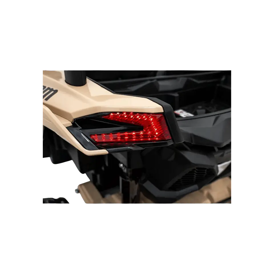 CAN-AM MAVERICK TURBO RR 4x4 24v Caqui c/ RODAS DE BORRACHA & ASSENTO EM PELE 14