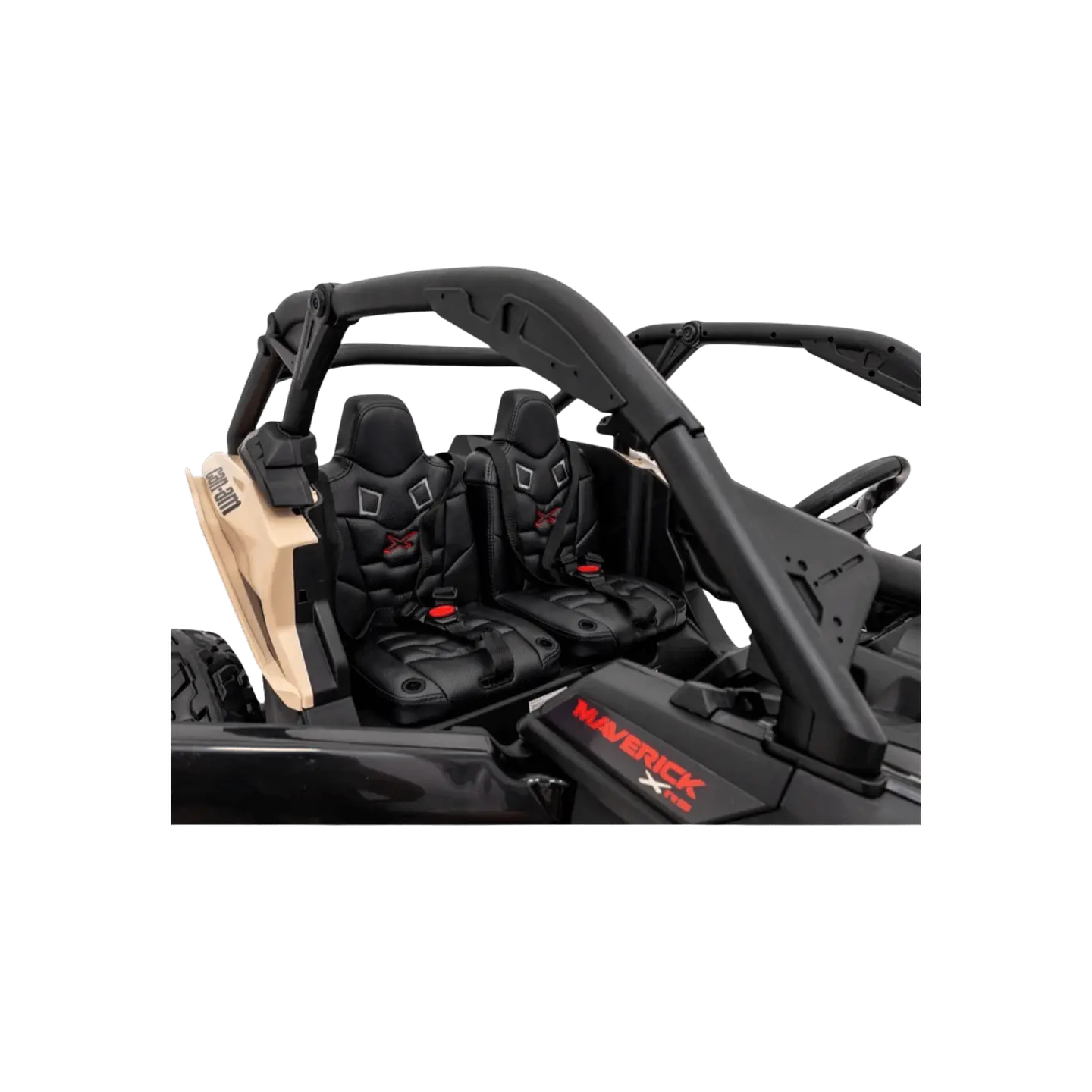 CAN-AM MAVERICK TURBO RR 4x4 24v Caqui c/ RODAS DE BORRACHA & ASSENTO EM PELE 10