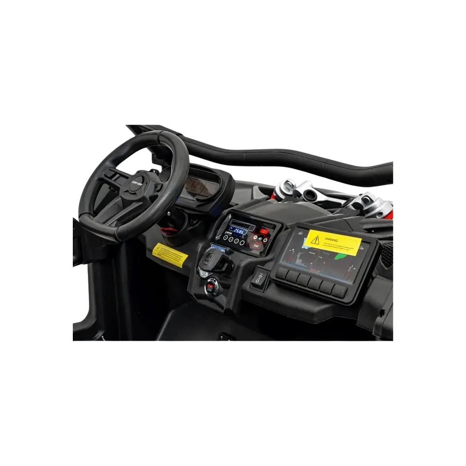 CAN-AM MAVERICK TURBO RR 4x4 24v Caqui c/ RODAS DE BORRACHA & ASSENTO EM PELE 18