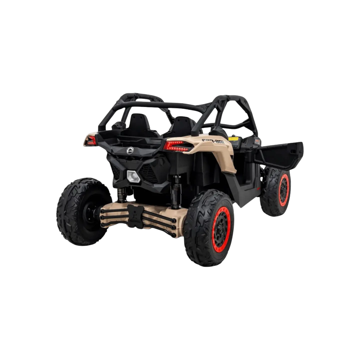 CAN-AM MAVERICK TURBO RR 4x4 24v Caqui c/ RODAS DE BORRACHA & ASSENTO EM PELE 3