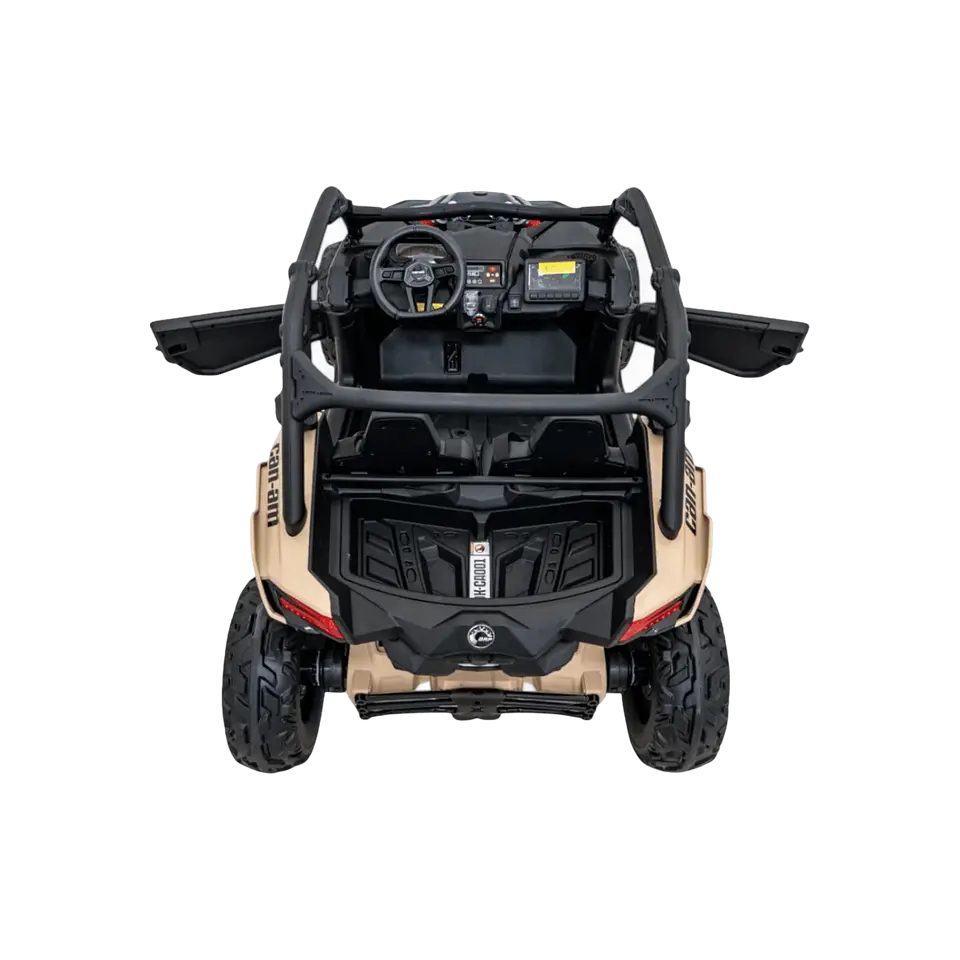 CAN-AM MAVERICK TURBO RR 4x4 24v Caqui c/ RODAS DE BORRACHA & ASSENTO EM PELE 5