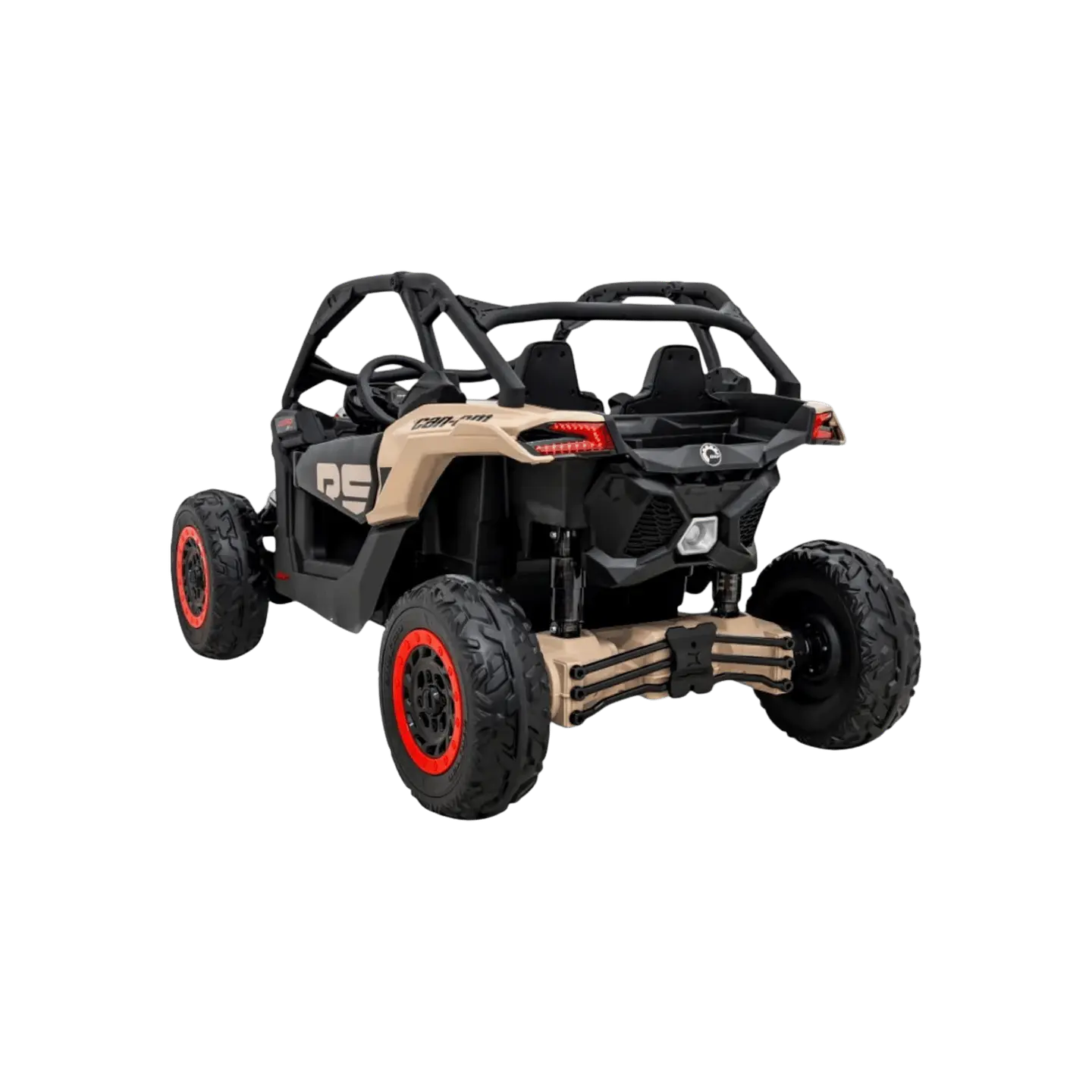 CAN-AM MAVERICK TURBO RR 4x4 24v Caqui c/ RODAS DE BORRACHA & ASSENTO EM PELE 4