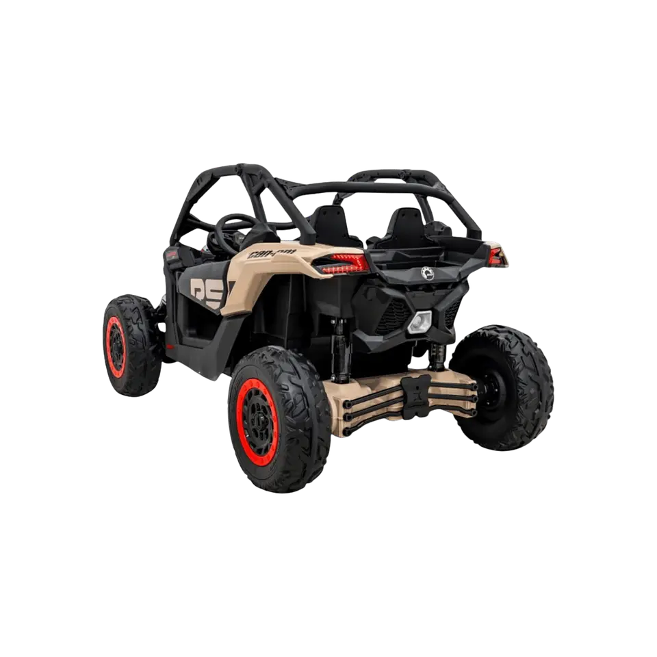 CAN-AM MAVERICK TURBO RR 4x4 24v Caqui c/ RODAS DE BORRACHA & ASSENTO EM PELE 4