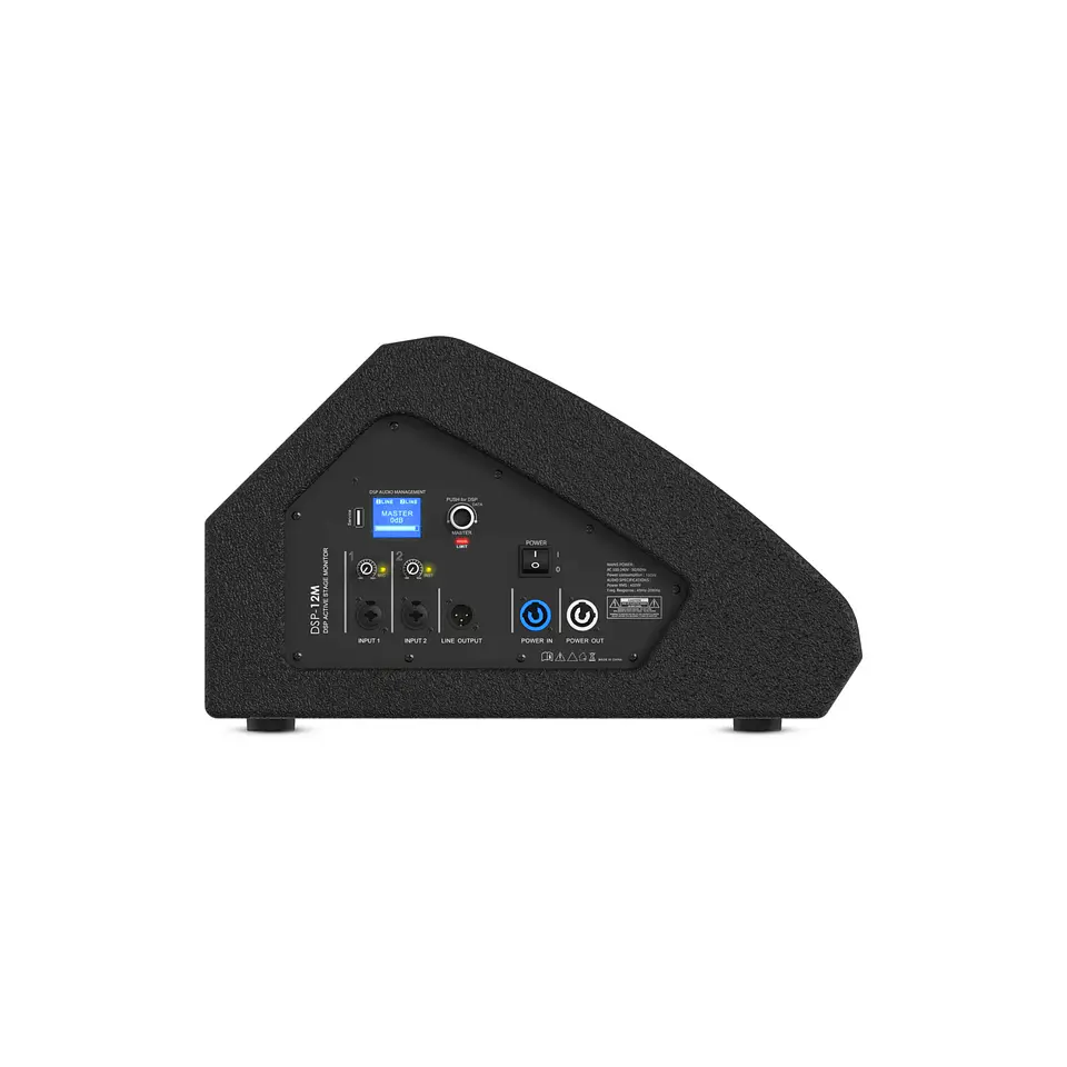 Audibax Pro DSP12M Monitor de Palco Ativo 400W RMS 3