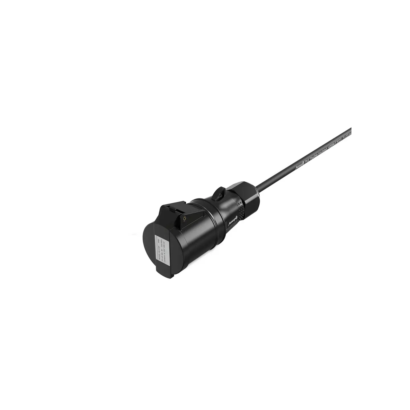 Audibax A-SC-CEE3P-25 Schuko para CEE 16A Cabo Adaptador Fêmea 3P 1m 5