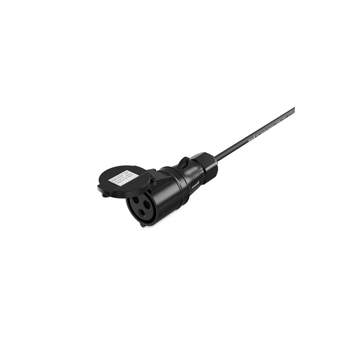 Audibax A-SC-CEE3P-25 Schuko para CEE 16A Cabo Adaptador Fêmea 3P 1m 4