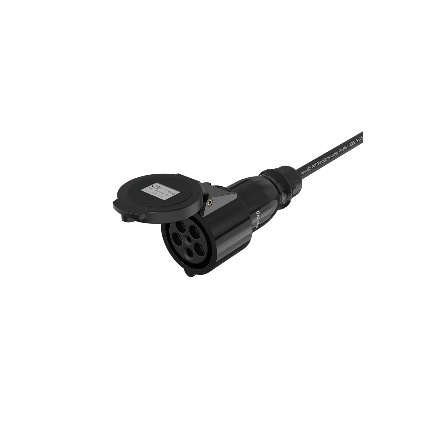 Audibax A-CEE-16-32-25 Cabo Adaptador CEE 16A 5p macho para 32A 5p fêmea 1 m 4