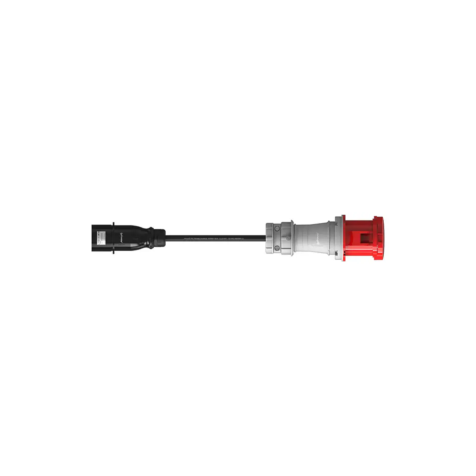 Audibax A-CEE-32-63-60 Cabo Adaptador CEE 16A 5p macho para 63A 5p fêmea 1 m 6