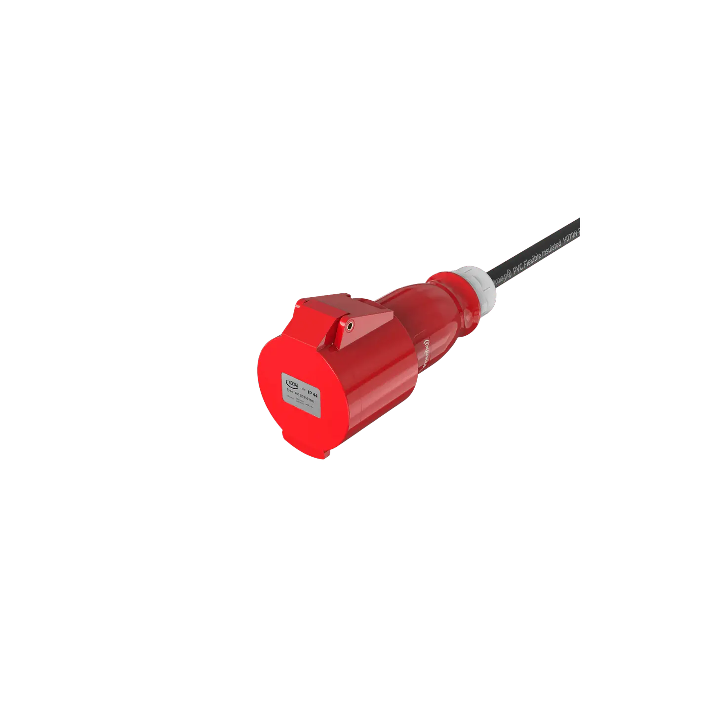 Audibax CEE2500-60-5P CEE Cable 32A 5p macho para 34A 5p fêmea 25 m 5