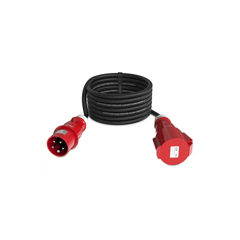 Audibax CEE2500-60-5P CEE Cable 32A 5p macho para 34A 5p fêmea 25 m
