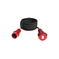 Audibax CEE2500-60-5P CEE Cable 32A 5p macho para 34A 5p fêmea 25 m - Thumbnail 2