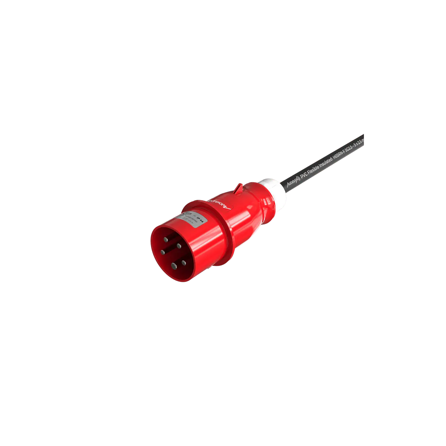 Audibax CEE2500-25-5P CEE Cable 16A 5p macho para 16A 5p fêmea 25 m 3