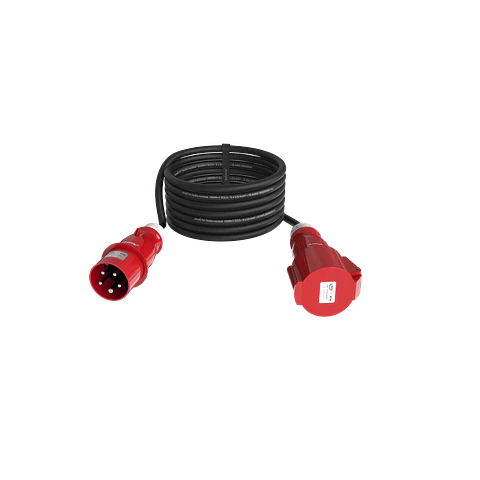 Audibax CEE2500-25-5P CEE Cable 16A 5p macho para 16A 5p fêmea 25 m