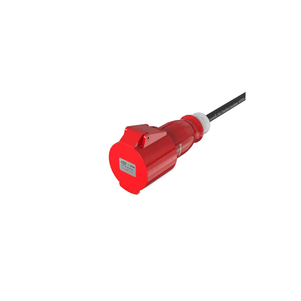 Audibax CEE1000-60-5P CEE Cable 32A 5p macho para 33A 5p fêmea 10 m 5