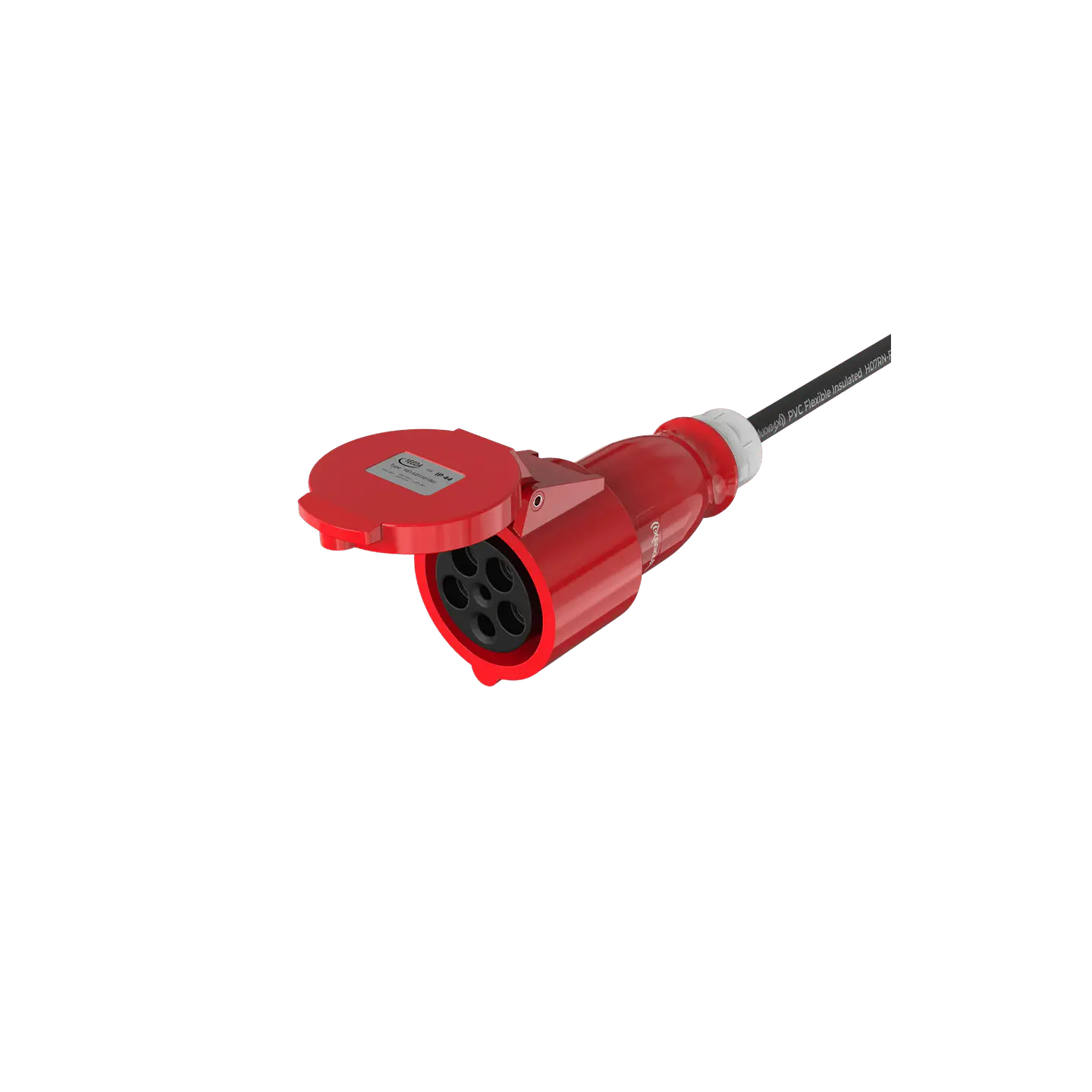 Audibax CEE1000-60-5P CEE Cable 32A 5p macho para 33A 5p fêmea 10 m 4