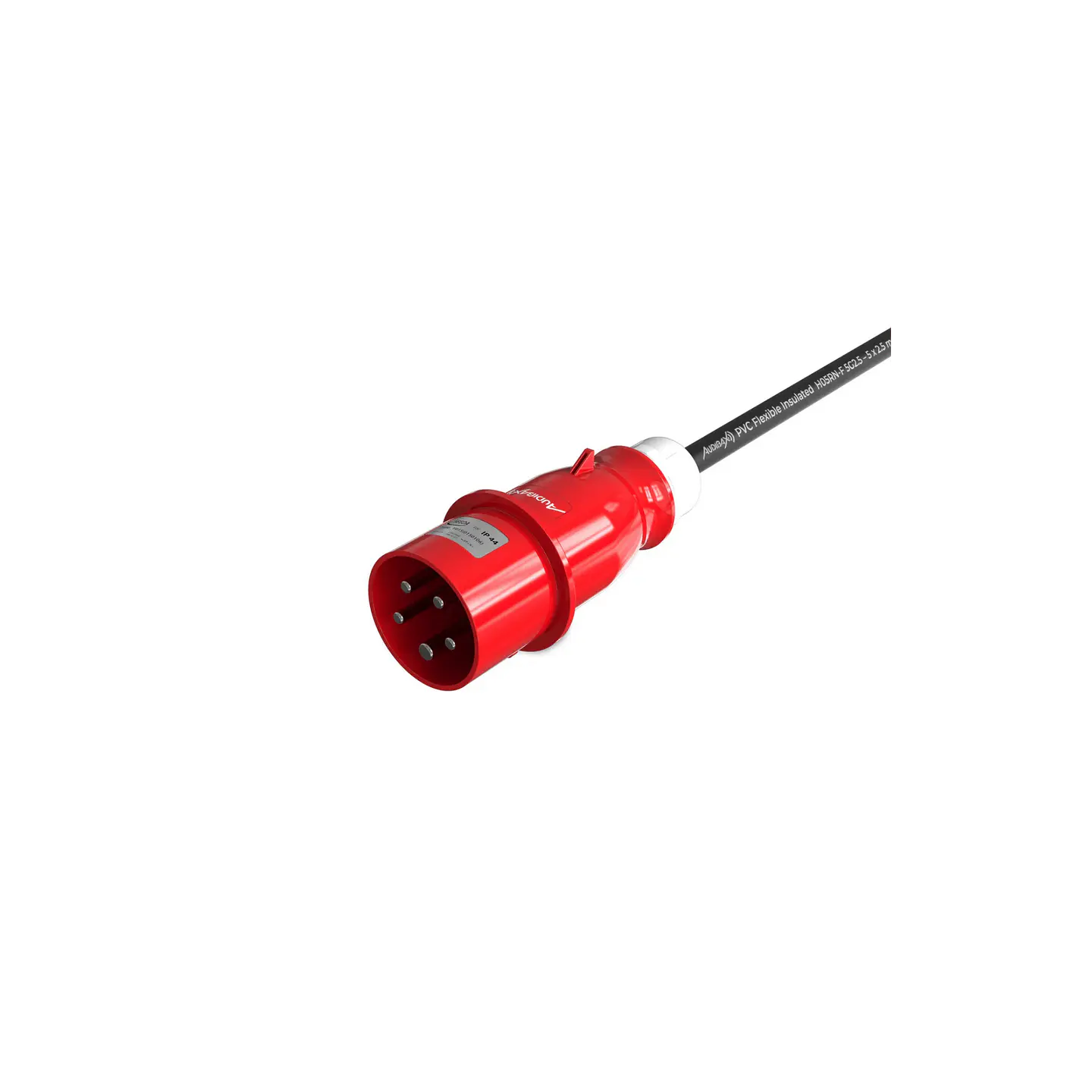 Audibax CEE500-25-5P CEE Cable 16A 5p macho para 16A 5p fêmea 5p 5 m 4