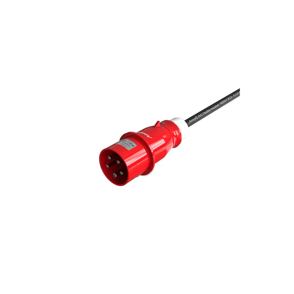 Audibax CEE500-25-5P CEE Cable 16A 5p macho para 16A 5p fêmea 5p 5 m 4