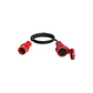 Audibax CEE500-25-5P CEE Cable 16A 5p macho para 16A 5p fêmea 5p 5 m - Thumbnail 1