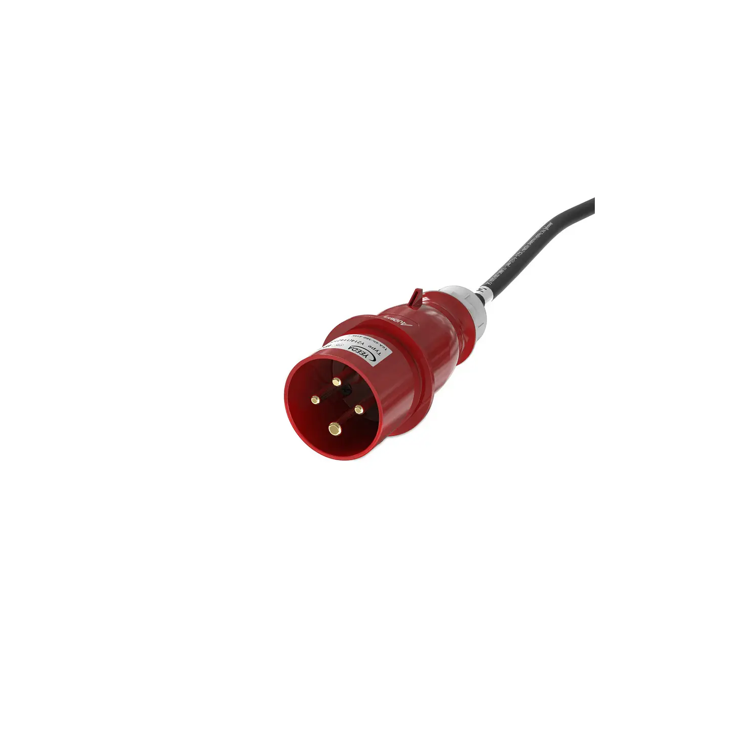 Audibax A-SCP-F-4CEE4P-M-25 Socapex Cable 19p Fêmea para 4x CEE 16A 4p Macho 0,5 m 5