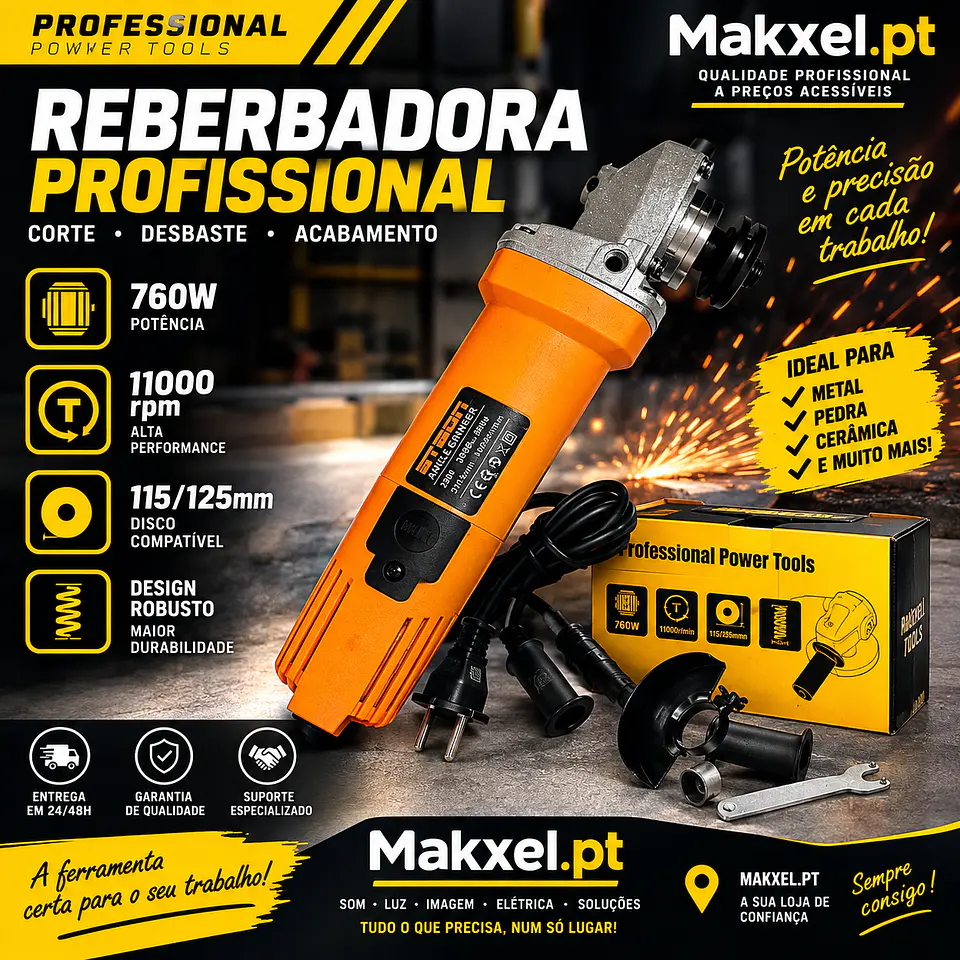 Rebarbadora com fio 1