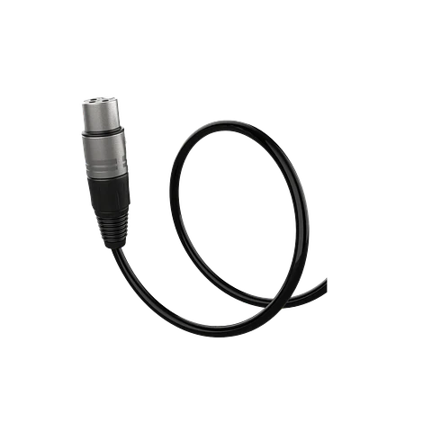 Audibax Silver XLR macho para XLR fêmea de 30 metros