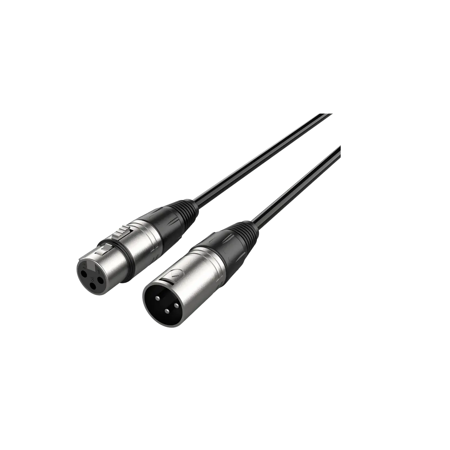 Audibax Silver XLR macho para XLR fêmea de 30 metros 1
