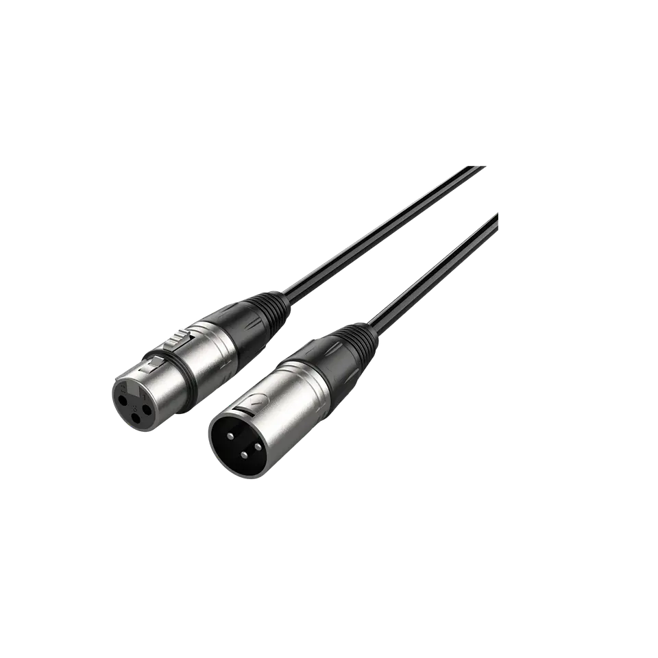 Audibax Silver XLR macho para XLR fêmea de 30 metros 1